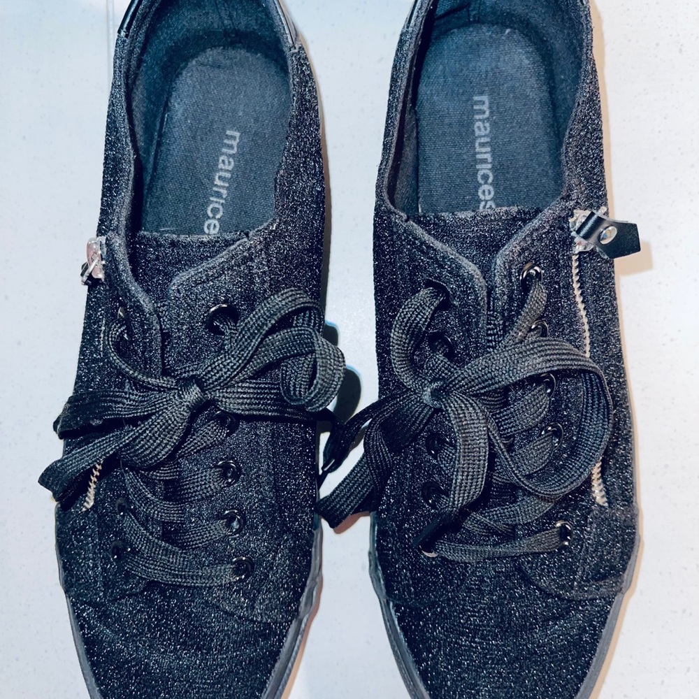 Maurices | Black Sparkle Sneakers